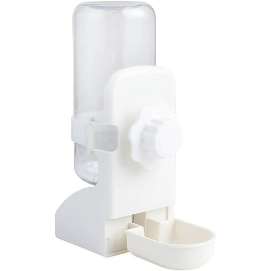Tinor - Automatic Water Dispenser for Small Animals and Small Hanging Drinker for Rabbit Guinea Pig Ferret Guinea Pig, White