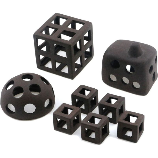8 pcs ceramic shelters aquarium ceramic rock cave shelter shrimp betta lizards hideaway elevation cubic hideout fish tank ornament ornament