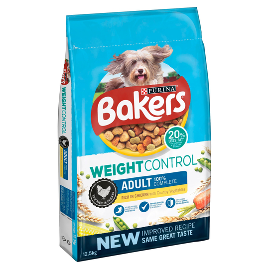Bakers Weight Control Rich in Chicken with Country Vegetables - Economy Pack: 2 x 12.5kg