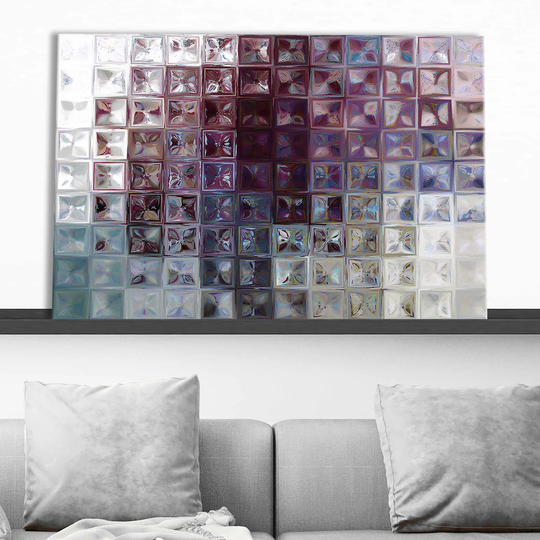 Tile Art #7, 2015 by Mark Lawrence - Wrapped Canvas Painting Print