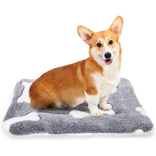 Dog Bed Mats, Hand Washable and Machine Washable Pet Dog Blanket, Warm Cat and Dog Blankets for Dog Beds, Sofas 70 × 55 cm thsinde
