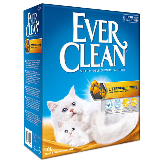 Ever Clean® Litterfree Paws Cat Litter - Economy Pack: 2 x 10l