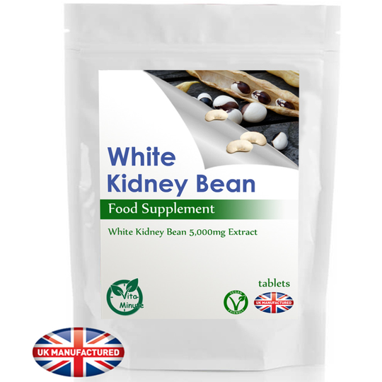 White Kidney Bean Extract (30 Tablets) Carb Blocker Weight Loss UK (V)