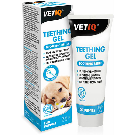 Vetiq Teething Gel For Puppies - 50 Gm - 4101