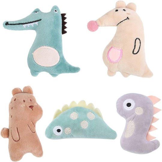 5 Pieces Catnip Toys Catnip Toys Cat Plush Catnip Toys Interactive Catnip Chew Toys for Kitten Kitty Cat