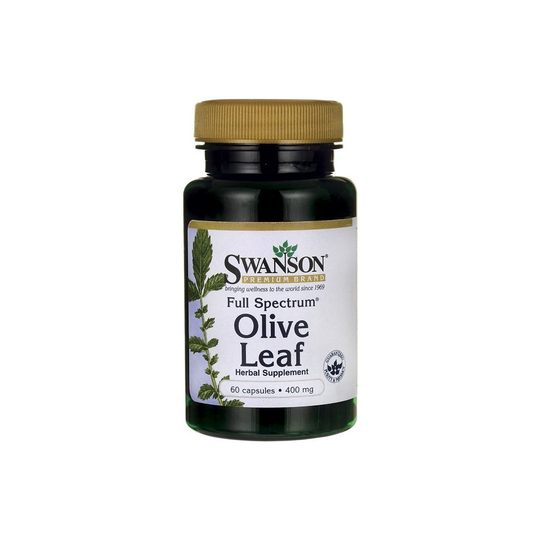 Swanson Full Spectrum Olive Leaf, 400mg - 60 caps
