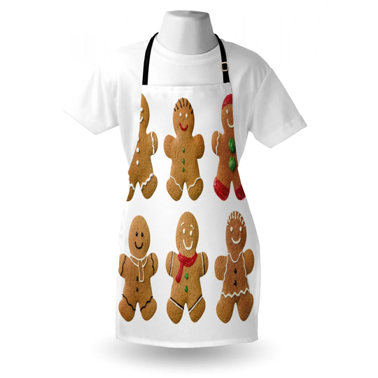 Vivid Homemade Biscuits Sugary Xmas Treats Tasty Pastry Apron
