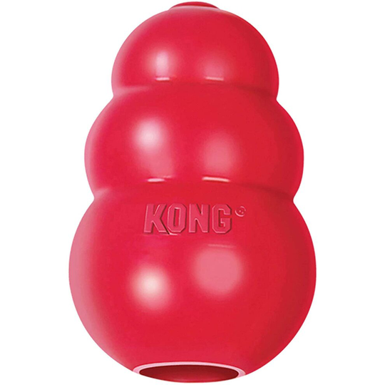 KONG - Classic Dog Toy - Durable Natural Rubber - Fun to Chew, Chase and Fetch - For Medium Dogs