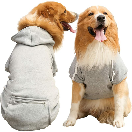 Tinor - Dog Hoodie Sweatshirts, Pet Clothes Winter Coat Warm Dog Sweater Outfit Snowsuit For Puppy Small Medium Large Dogs Chihuahua Teddy Golden