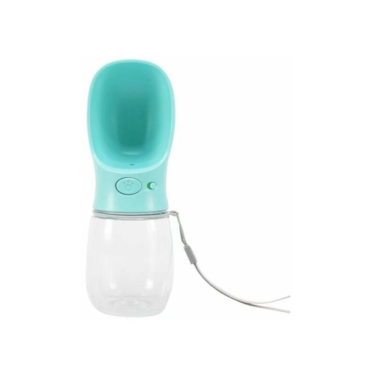 Portable Dog Water Bottle, 350ml Portable Dog Gourde Without bpa, Anti-leak, Pet Outdoor Drinking, Travel & Hiking (Blue)