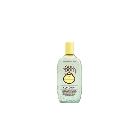 Sun Bum Cool Down Hydrating After Sun Aloe Gel - Hypoallergenic - Soothing Vitamin E & Cocoa Butter - Gluten Free - Vegan - 8 oz Bottle - 1 Count
