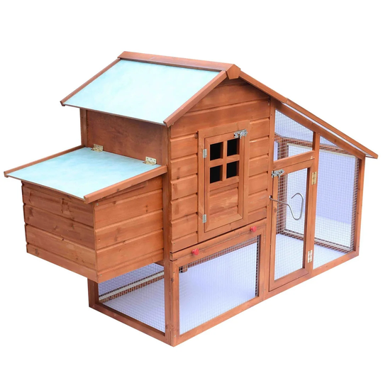 Halie Chicken Coop with Run Box