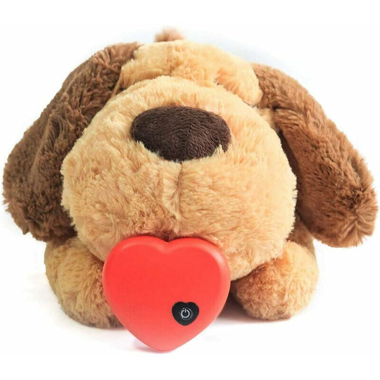 Puppy Toy - Behavioral Aid, Heartbeat - Warm Plush Pet Toy, Dog,