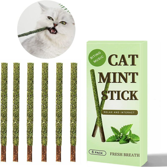 Matatabi Catnip Sticks, Natural Catnip Cat Toy, Cat Snacks, Cat Games, Molar Teeth Kitten Toy Can Chew Repeatedly, Dental Care