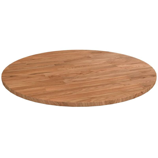 Vidaxl - Round Table Top Light Brown Ø50x1.5 cm Treated Solid Wood Oak Brown