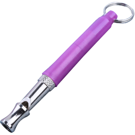 Pet Dog Training Supplies Obedience Adjustable UltraSonic Volume Whistle-Purple