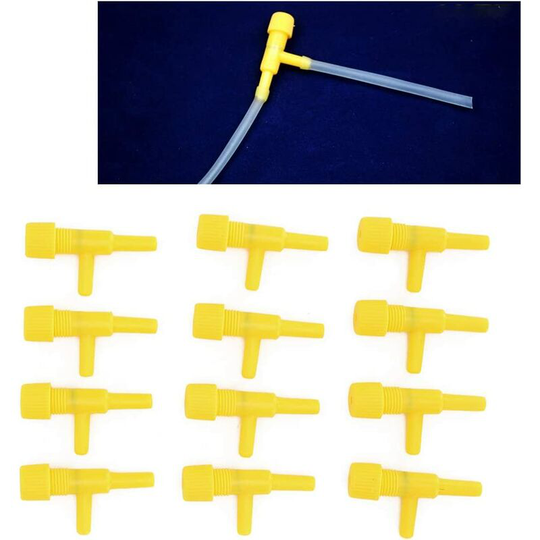 20PCS Aquarium Air Valve Air Pump Control Valves Aquarium Adjustable Air Flow Switch Valve Regulator for Fish Tank Accessories