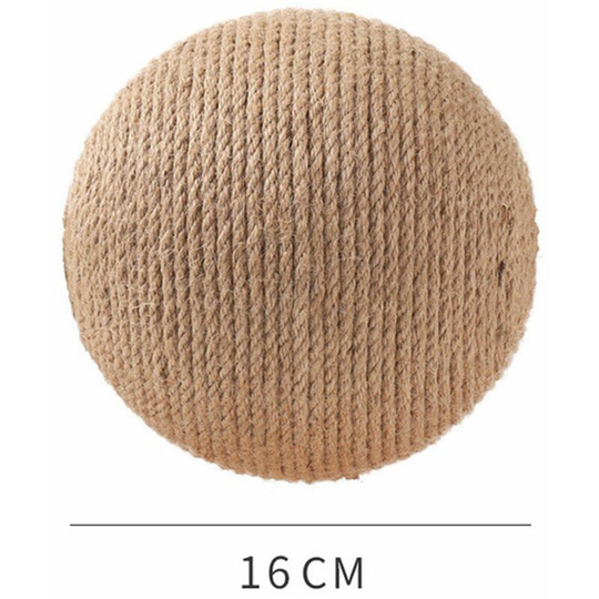 Cat Scratching Ball Teeth Grinding & Claw Grinding Sisal Ball Amusing Cat Interactive Cat Scratching Ball Bite and Wear Resistant Pet Toys Supplies