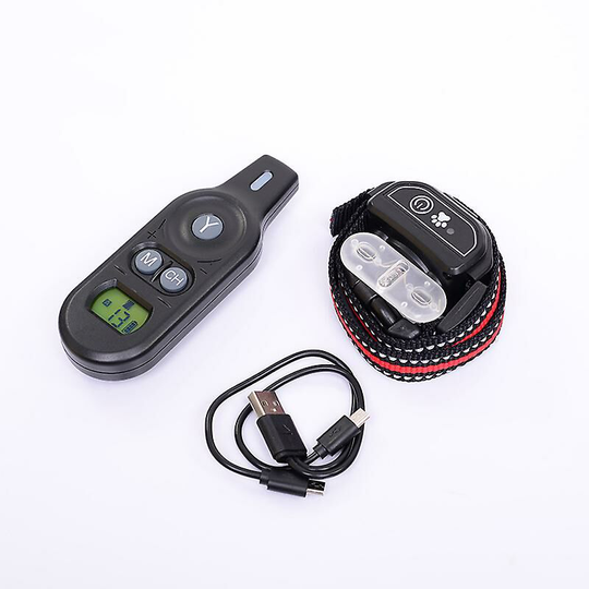 Thsinde - Smart Pet Supplies Remote Control Dog Trainer Bark Stopper Pet Electronic Fence Collar 1 Piece Black