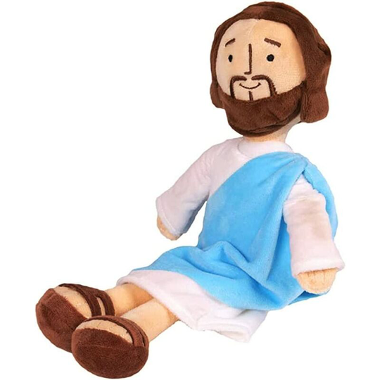 My Friend Jesus Stuffed Doll, 13' Classic Jesus Plush Christ Religious Toy, Savior, Plush Religious Toys; Christian Toys