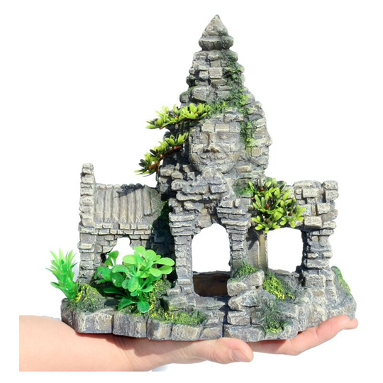 Angkor Temple Polyresin Aquarium Decor 230 x 150 x 240 mm