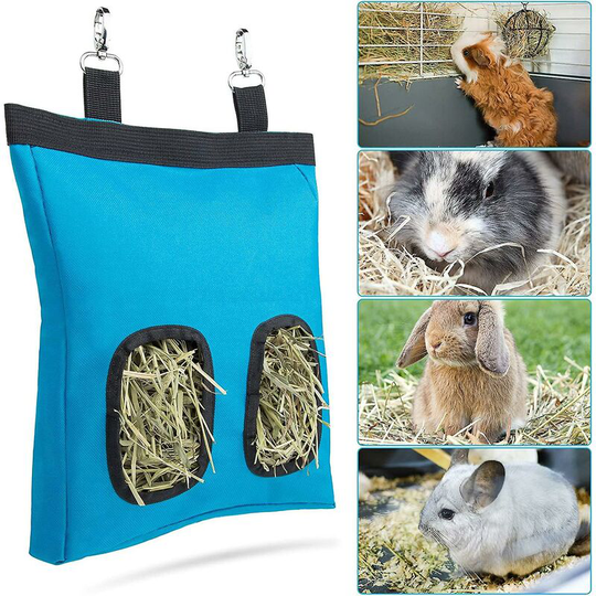 Rabbit Hay Feeder Bag, Guinea Pig Hay Feeder Storage, Small Animal Hanging Hay, Oxford Cloth Size 600d