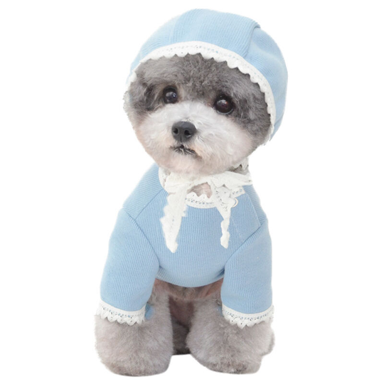 Benobby Kids - Dog bottoming clothes cotton pet four-legged clothes fall and winter bottoming dog clothes pet clothes small dog clothes m (chest 35',