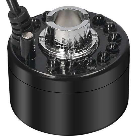 Tabletop Fountain Mini Mist Maker Coloful 12 led Indoor Small Pond Fog Machine Air Humidifier for Aquarium Fish Tank