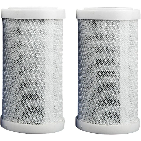 Filters for Under Sink Systems 2 Cartridges Home Purification Filter 5 Inch, Activated Carbon Filter Cartridge Coconut Shell Purifier, for Home