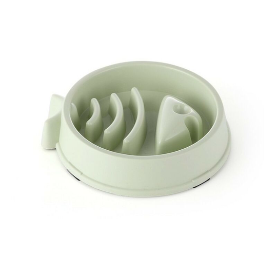 Round Anti-Glutton Dog Bowl Slow Feeding Dog Slow Feeding Bowl Anti-slip Design Interactive Fun Feeding Dogs