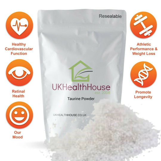 (100% Pure Taurine 500g Powder - Muscle Pump Energy) 100% Pure Taurine Powder - Muscle Pump Energy
