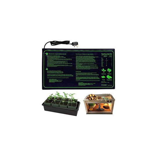 RINBO Seedling Heat Mat, Heating Mat Heated Propagator, Hydroponic Seedling Reptile Plant for Indoor Outdoor Gardening Greenhouse, Durable Waterproo