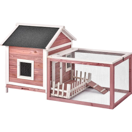 Dabrowski Weather Resistant Rabbit Hutch with Ramp