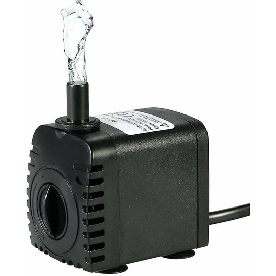 Submersible water pump, 600l/h 8w water pump, for aquarium tabletop fountains, pond water gardens and hydroponics