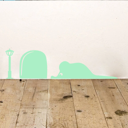 Mouse Glowing Wall Sticker Set