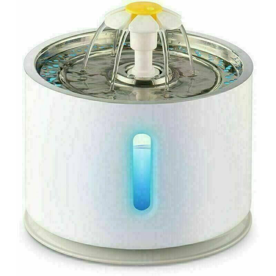 Cat Water Fountain, 2.4 L Cat Water Fountain with 3 Activated Carbon Filters, Automatic and Quiet Fountain for Cats and Dogs