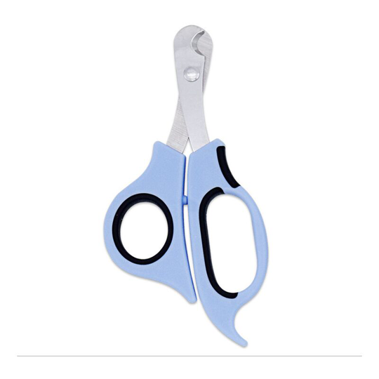 Professional nail clippers for angled cat - suitable for cats and small animals (cats and small animals, blue and black)