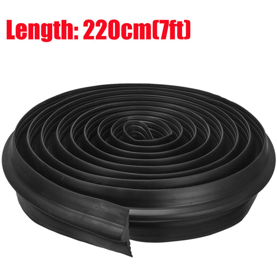 Garage Door Floor Mounted Threshold Weather Seal Rubber 85x18mm 220cm(7ft)