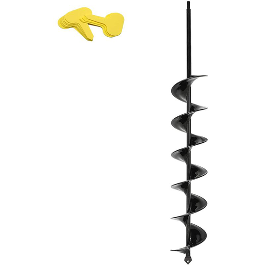 Benobby Kids - garden auger drill improved 8x60cm gardening drill spiral drill for drill auger drill garden auger drill for garden garden auger for