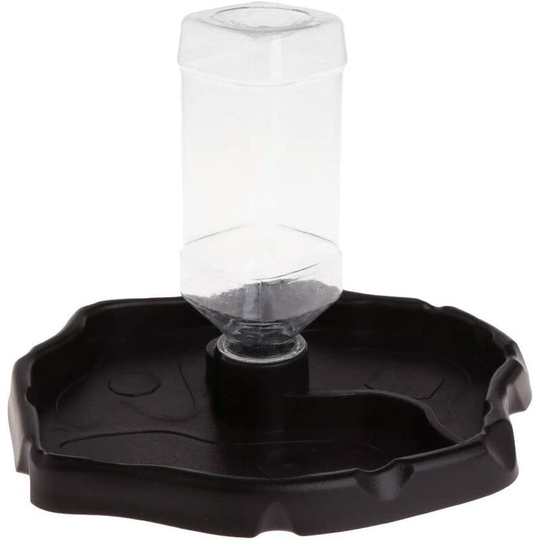 Terrariums Jars Reptile Bowl, Automatic Water Dispenser for Reptile Turtle Feeding Food Bowl Pet Bowl (dcf#)