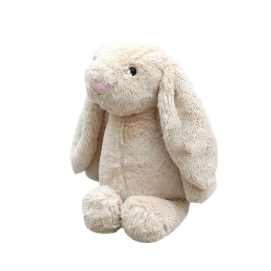 (Beige, 40cm) 40CM Cute Bunny Soft Plush Toy Rabbit Stuffed Animal Baby Kids Gift Animals Doll