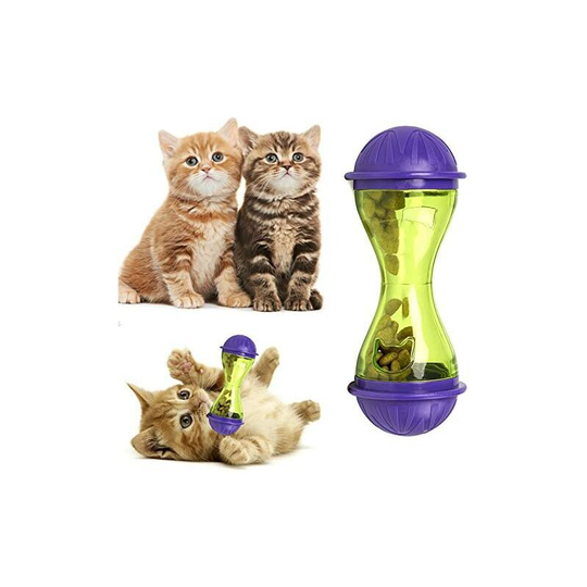 Cat Dog Feeder Plastic Funny Pet Food Dispenser Treat Ball Puppy Leakage Food Toy