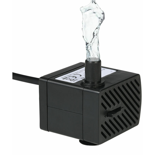 Mini ac Water Pump, Aquarium Fish Tank Water Pump, Small Garden Water Fountain, European Standard SM-018 2.5W