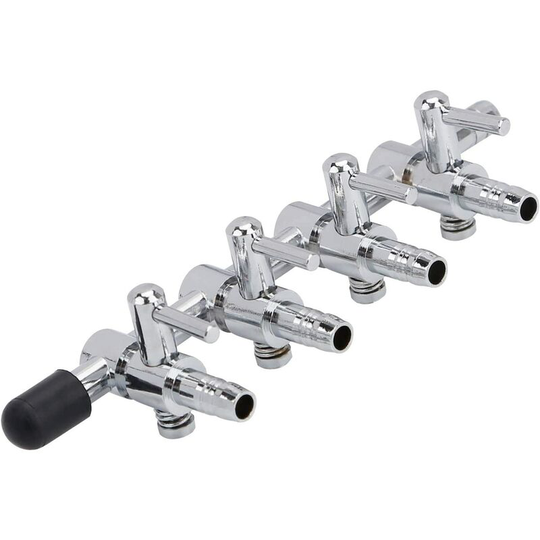 Aquarium Air Flow Control Lever, Distributor Bypass Pump Accessory Set, 8-4mm Four Holes