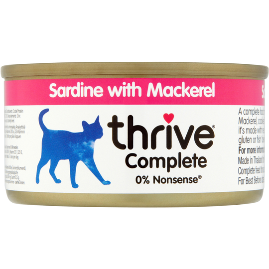 thrive Complete Saver Packs 24 x 75g - Adult Sardine & Mackerel