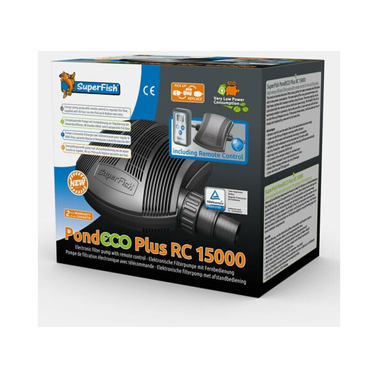 Superfish - Pond Eco Plus Remote Control Filter Pump 15000