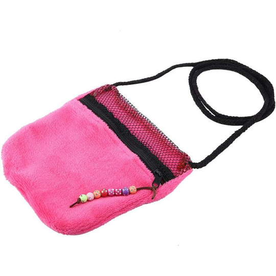 Pet Carrier Bag, Hamster Breathable Sleeping Travel Carrier Bags with Zipper and Mesh Outgoing Portable Handbag