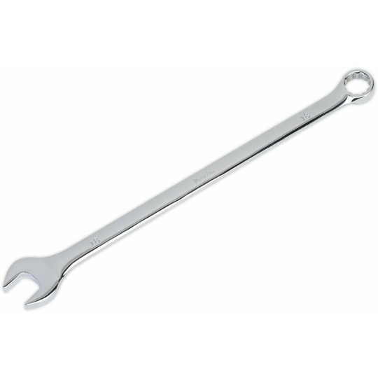 18mm x 333mm Extra Long Combination Spanner - Chrome Vanadium Steel Nut Wrench