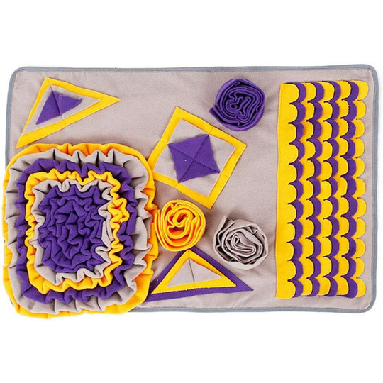 Bearsu - Dog Snuffle Mat Feeding Mat Work Nose Mat Smell Snuffle Mat Training Dog Play Pet Mat Snuffle Mat Dog Toy for Foraging, Exercise, Relaxation