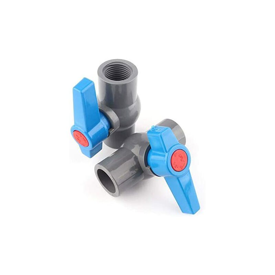 Tinor - Repair Accessories 10pcs 32mm pvc Ball Valve 1' Female Thread Globe Valve Water Supply Irrigation Garden Connectors Water Aquarium Hose